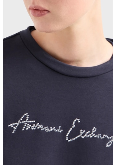 Armani Exchange Bayan Sweat 3dym13 Yjffz 1593 Lacivert
