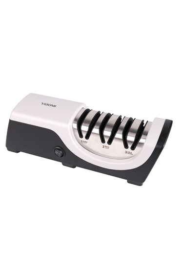 Yasomi H1225 3 Aşamalı Profesyonel 20 Derece Bileme Kenarı Elektrikli Bıçak Bileyici