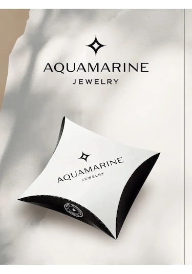 Aquamarıne Küpe Delik Kaplamalı Gümüş Fiyonk Altın Kaplama 462064284 Altın