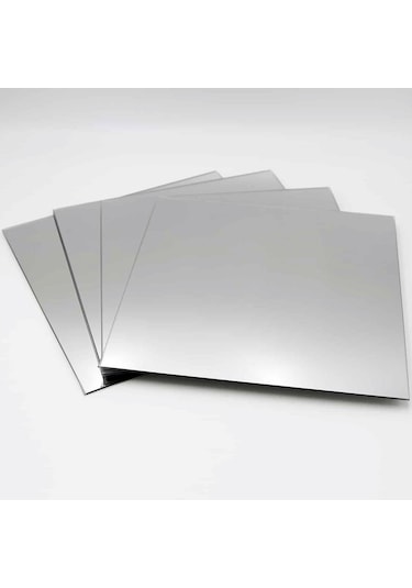 1mm Dekoratif Yapışkanlı Gümüş Pleksi Ayna Gümüş Ayna Pleksi