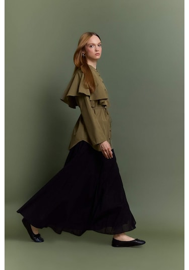 Defacto A Kesim Vual Maxi Etek F4560ax25aubk81 Siyah