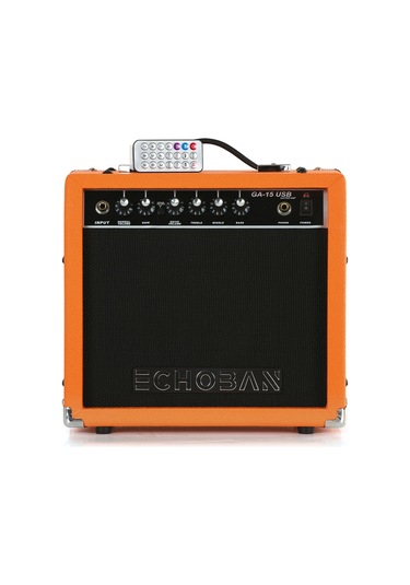 Echoban Ga15usb 15 Watt Turuncu Gitar Amfisi Usb