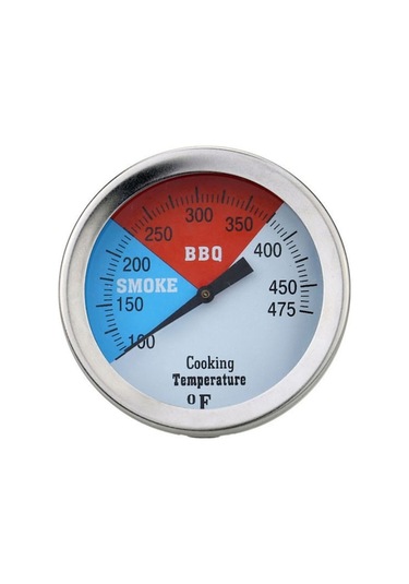 Fortunelane Bbq Isıtıcı Fırın Sıcaklık Ölçer, 100-475 F, Paslanmaz Çelik, Kolay Kurulum, 2.5 İnç Göbekli