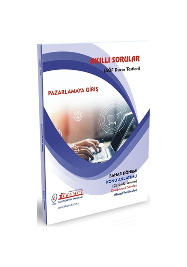 İlkumut Yayınları - Pazarlamaya Giriş - Konu Anlatımlı - Çözümlü Sorular