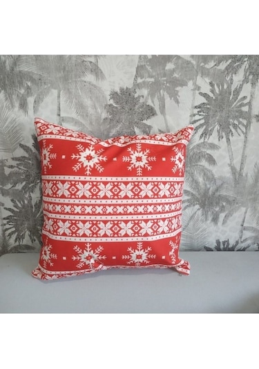 Kar Taneli Kırlent Kılıfı