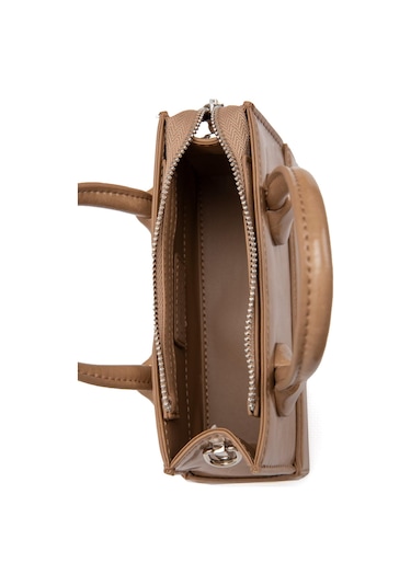 Levidor 930397 Ayarlanabilir Kilit Detaylı Kadın El Çantası Kahverengi