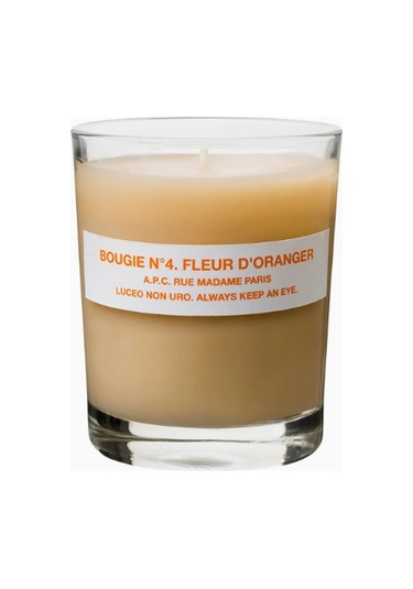 A.p.c Şeffaf Cam Kaplı 150g Mum 50 Saat Kullanım Fleur D'oranger