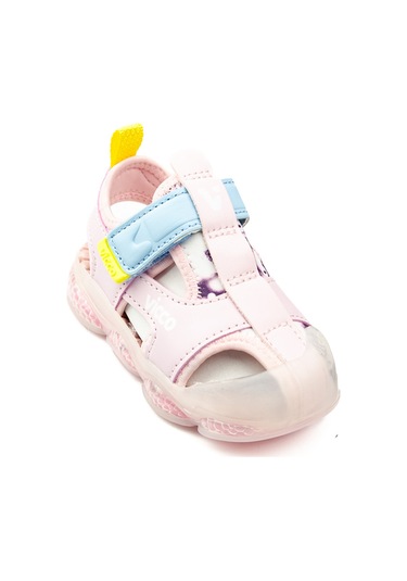 Vicco 332. B28y. 217 Live Pudra Işıklı Kız Bebek Sandalet Pembe