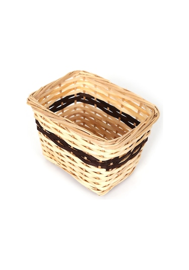 HASIR SEPET ORTA BOY 21X14,5X14,7CM 5 LİTRE Bej