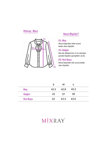 Mixray 4177 Kadın Kısa Body Bluz Bej