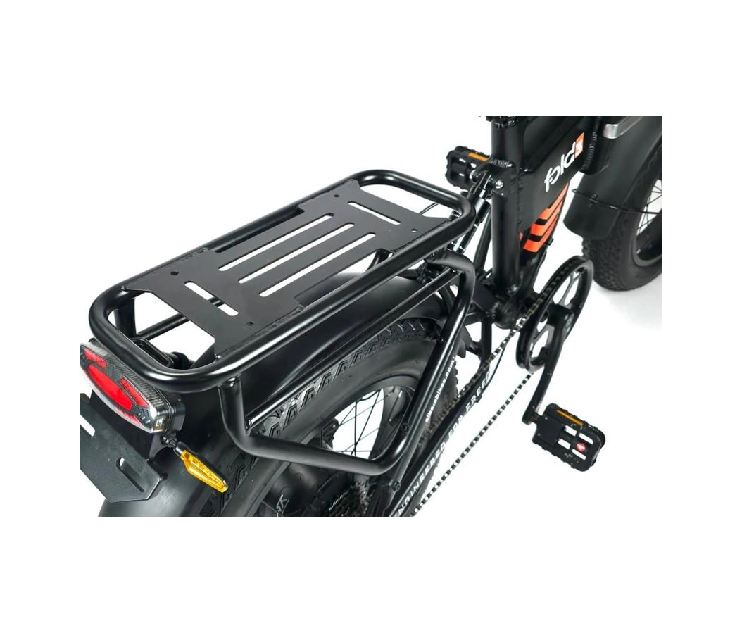 Alba Fold 3 Standart 500 Watt Katlanır Elektrikli Bisiklet Siyah Nfc Özellikli 48v 10,4 Ah Batarya Siyah