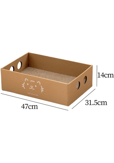 Suntek Kedi Tırmalama Pedi Büyük Karton Ev Kedilerin Stil-a