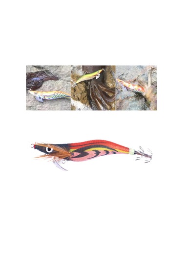 Homyl Balıkçılık Kancası Yemleri Kalamar Jig Lures Stil-f