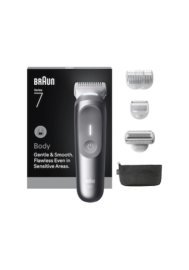 Braun Vücut Tıraş Makinesi Series 7, +6 Aksesuar, Kompakt, Smartlight, Bg7550 90 Dak
