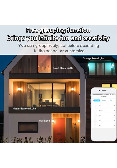 Qingmipy E27 Wifi Akıllı Ampul, Rgbcw Renk Ve Parlaklık Ayarlı, Alexa/google Home Ses Kontrolü, Uzak Kumanda Ve Zamanlama Fonksiyonu 9w 850lm Dohome Uygulaması