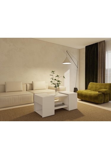 Lupo Orta Sehpa Beyaz