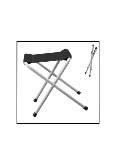 Uyguna-yakala Katlanabilir Siyah Balıkçı Kamp Taburesi - Mlz.312 Çok Renkli