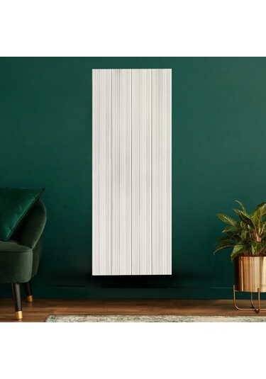 1800x400mm Lotus Dikey Beyaz Alüminyum Radyatör