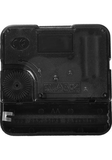 Gatherco Kendin Yap Saat Metal Doku Yaratıcı Duvar Saati Retro Duvar Saati Hareket Aksesuarları Siyah Diğer