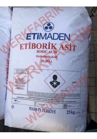 Borık Asıt %100 Saf E284 3 Kg
