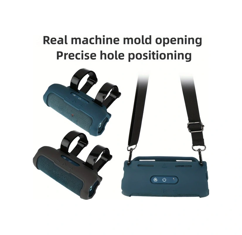 Willowhaven Jbl Flip7 Hoparlör Silikon Kılıf 2 Kayış Ve Omuz Askılı Taşıma Kılıfı Mavi