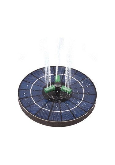 360 Dönebilen Nozullu 4 W Renkli Güneş Çeşmesi Pompası