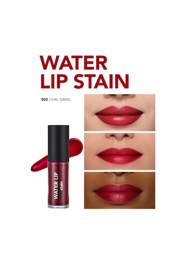 Flormar Kalıcı Mat Dudak Tint'i (Mor) - Water Lip Stain - 003 Girl Gang - 8682536042185