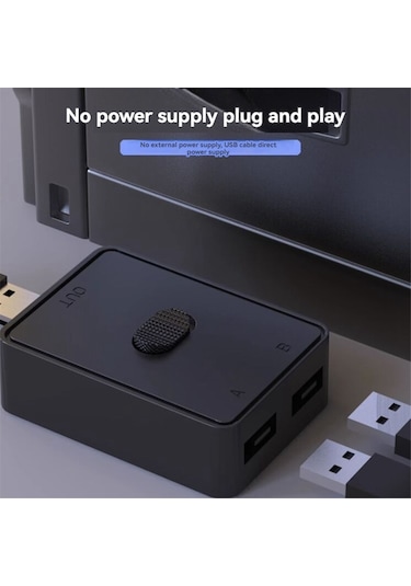 Leasetake 2 Port Usb Switcher Yazıcı Paylaşımı Çift Yönlü Anahtarlar 2 Giriş Ve 1 Çıkış Veya 1 Giriş Ve 2 Çıkış Usb Paylaşım Anahtarı Usb2.0