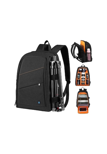 Sones Puluz Açık Hava Taşınabilir Su Geçirmez Çizilmeye Dayanıklı Çift Omuz Sırt Çantası E Kamera Kamera Çantası & Kılıfı 50653345