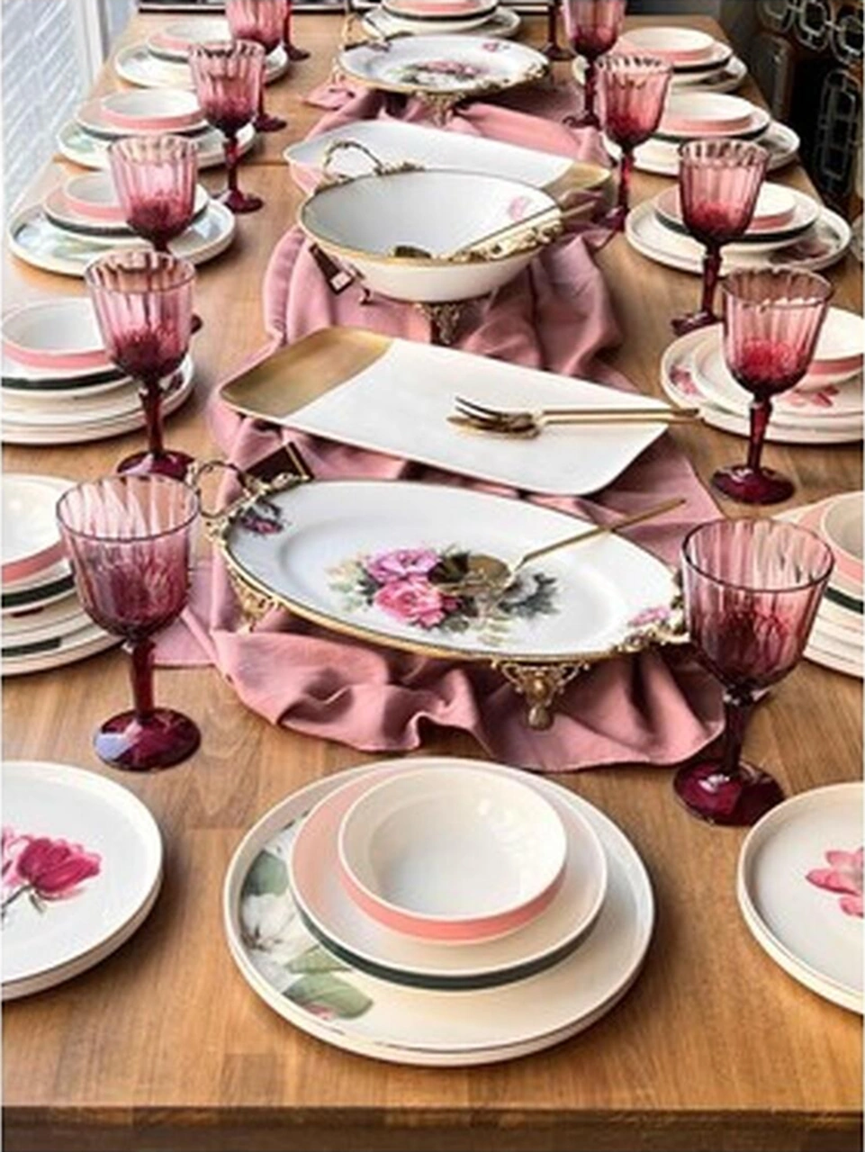 Yemek Takımı Nancy 70 Parça 12 Kişilik Süt Beyazı