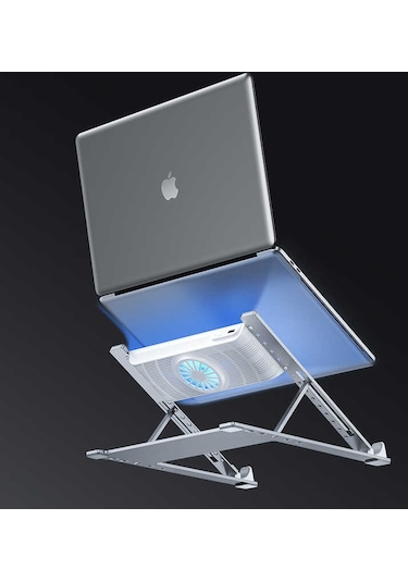 Benks SR03 Fanlı Laptop Standı - ZORE-219133 Gümüş