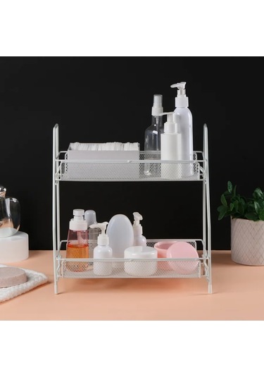 Denezo Metal Masaüstü Mutfak Rafı, Mutfak İçin Stand 265140642 Beyaz