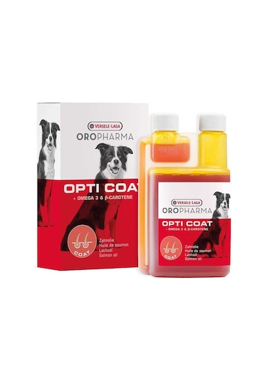 Versele Laga Oropharma Opti Coat Omega 3 ve Karoten İçeren Somon Balığı Yağı 250 ML