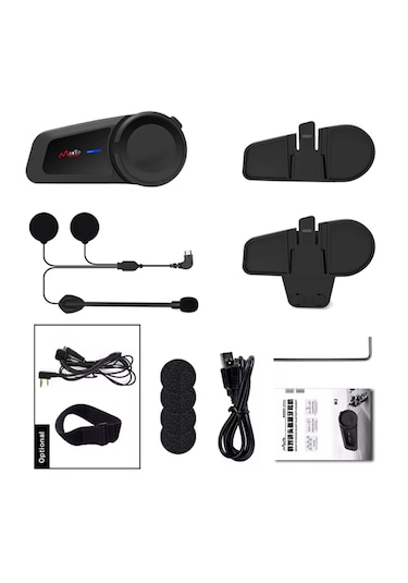 Ultratekno Maxto M2 Su Geçirmez Motosiklet Kask Kulaklık Intercom