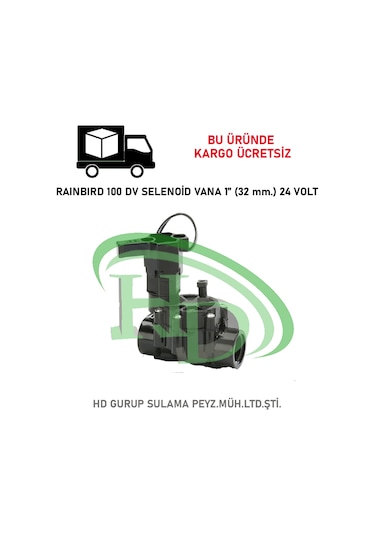 Rainbird 100 Dv Selenoid Vana 1" Bsp (32 Mm.) 24 Volt