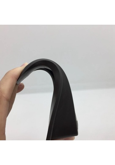 Geeroyoo "8 Adet Kaymaz Kapı Takozu - Pvc Malzeme, Her Zeminde Mükemmel Tutuş, 13x3.2cm Siyah Kapı Durdurucu"