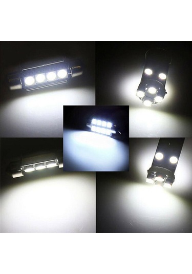 Monyee 23 Adet 5050 Smd Led Araç Iç Işığı Seti - Beyaz Işık, Kolay Kurulum, Düşük Enerji Tüketimi, 50.000 Saat Ömür - Tavan, Kapı, Plaka Ve Daha Fazla Için