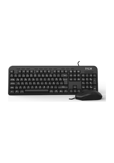 Inca IMK-375T Kablolu Q Klavye Mouse Set