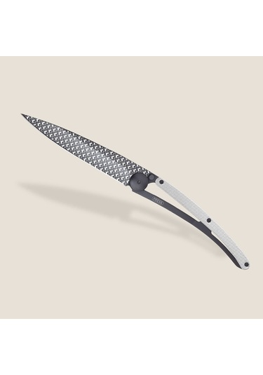 Deejo Kamp 37g, Light Grey Aluminium / Quadratic Beyaz