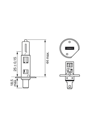 Bulacaksin Bosch  Ampul H1 12V 55W