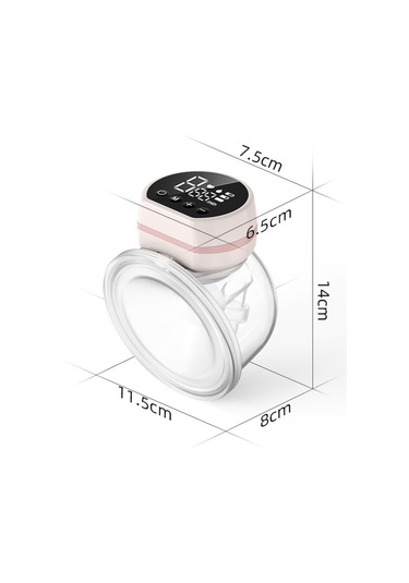 Moveevo Sınır Ötesi Giyilebilir Elektrikli Göğüs Pompası Büyük Emiş Görünmez Hepsi Bir Arada Eller Serbest Taşınabilir Sessiz Pembe