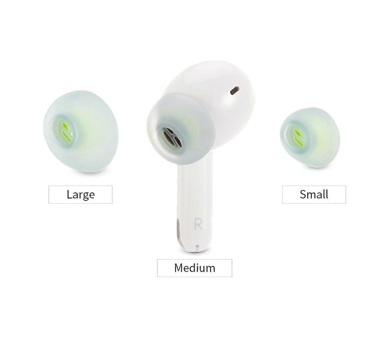 Fsw 6 Adet Silikon Kulak Tıkacı Oneplus Buds Pro2 Kulaklıklar İçin Kulak Tıkacı Buds Pro 2 Tws Tıkacı Fiil Cc Pro2 Kulaklıklar İçin Kulak Tıkacı Yeşil Yeşil