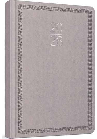 Gıpta 2026 Ticari Ajanda Günlük Kasa Ajandası 17x24 Cm 112-ekk Gri Gri