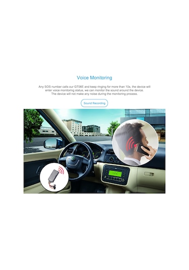 Secumore GT06E 3G Mikrofonlu Araç Takip Cihazı