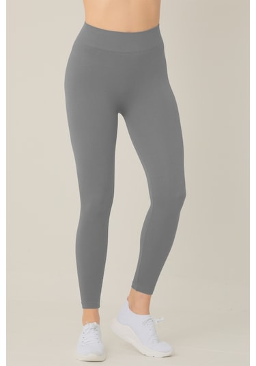 Doremi Seamless Dikişsiz Örme Yüksek Bel Sporcu Tayt-17286 001