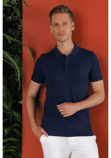 Ts 845 Lacivert Spor T-shirt Lacivert