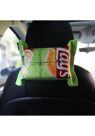 B-patates Cipsi Doku Kutusu Işık Lüks Asılı Banyo Doku Çanta Restoran Ev Soyut Kağıt Yaratıcı Araba Pazen Peçete Kutusu