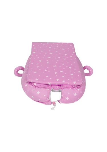 Sevi Bebe 273 Anne Yanı Bebek Reflü Yatağı 40 x 67 CM Pembe