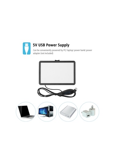 Usb Dolgu Işığı İle Led Video Işık Kiti Siyah 1 Led Siyah