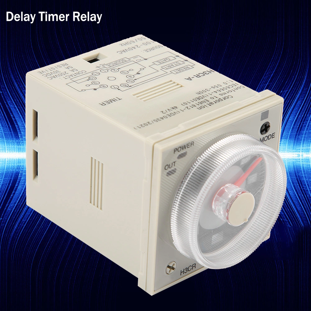 Tenfowee H3cr-a 11pin Dairesel Kumanda Zaman Rölesi - Su Ve Toz Koruyucu, 0.5sn-300sa Ayarı, Yüksek Hassasiyetli Otomasyon Kontrol Cihazı